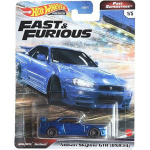 Hot Wheels 닛산 스카이라인 GTR, 1/5 [블루] 슈퍼스타 패스트