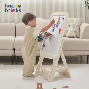 [하베브릭스] NEW 유아 아기 높낮이조절 꼬마몬테 자석보드 칠판놀이 화이트보드