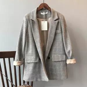 [라일리여성의류] Rly [OT052] YS-0317 체크 블레이져 마이 자켓