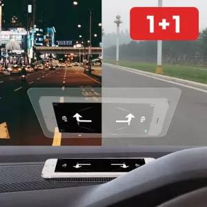 차량용 네비게이션 HUD 반사필름 스마트폰 헤드업 디스플레이  1+1