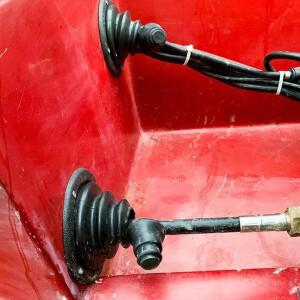 105mm 해양 고무 보호 벨로우즈 보트 리깅 와이어 하네스 스티어링 스로틀 시프트 케이블 부츠 액세서리