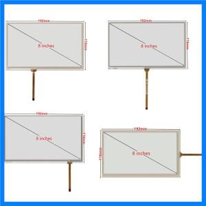 6.2/7/8/9 인치 디지타이저 저항 막 터치 스크린 패널 자동차 DVD GPS 네비게이션 멀티미디어 터치 패널 유