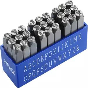 링비 금속 스탬프 세트 6mm 강철 도구 주얼리 제작용 펀치 플라스틱 목재 가죽 핸드 프로젝트용 최대