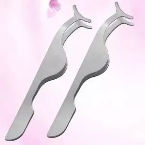촬영용속눈썹핀셋 미용소품 뷰티 곡선디자인 스테인리스 속눈썹집게 (WFJ5LRC)