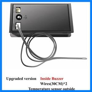 DC 10V~100V 리튬이온/리튬인산철/납산 배터리 용량 표시기 디지털 볼트미터 테스터 온도 모니터 12V 24V