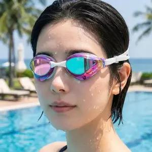 뷰 블레이드 오르카 미러패킹수경 안티포그 스와이프 화이트 퍼플 V230ASAMC 와이드뷰