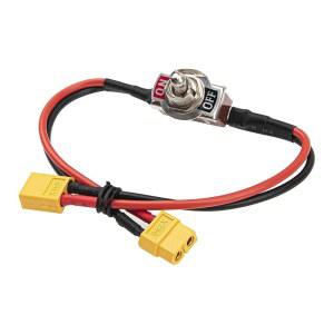 RC 모델 비행기 드론 자동차 ESC 배터리를 위한 XT60 플러그가 장착된 공유구 대형 전류 온오프 전력 스위치