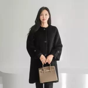 엄마옷 마담4060 클래씨마담 울라운드롱코트 여성 데일리 -ZCO2512016-