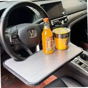 차량용 테이블 차 안 책상 트레이 핸들 거치대