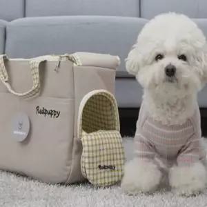 다온58 강아지 슬링백 앞가방 대중교통 토드백