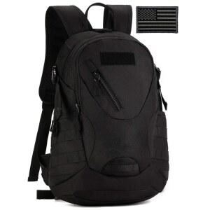 [미국배송] 프로텍터 플러스 전술 오토바이 백팩 소형 군용 사이클링 팩 버그 아웃 백(패치 포함)
