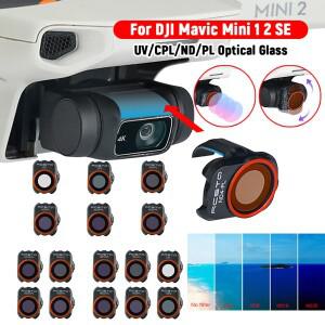 DJI 매빅 미니 1 2 SE 렌즈 필터 UV CPL ND 드론 키트 광학 유리 보호 액세서리