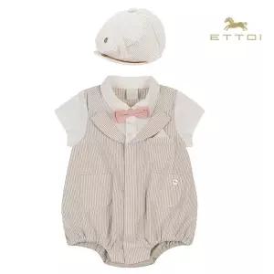 [롯데백화점]에뜨와 렉스바디수트&모자SET 07T027901.801/임신,출산,신생아,백일,돌선물,유아정장