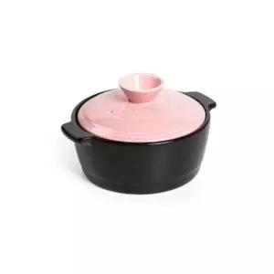 내열 뚝배기 중 핑크 찌개뚝배기 계란찜뚝배기 뚝배기
