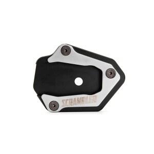 스크램블러 킥스탠드 발 사이드 스탠드 익스텐션 패드 오토바이 확대 플레이트 액세서리