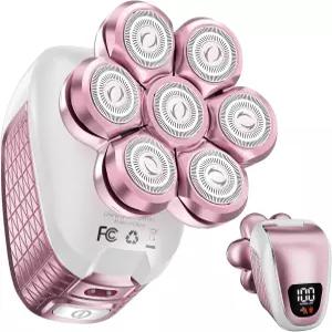 여성용 다리용 와이클라우스 5-in-1 전동 면도기 충전식 바디 방수 습식 드라이 헤어 리무버 - 레이디