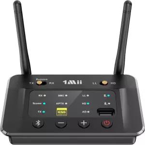 TV 홈 스테레오용 1Mii B03S Bluetooth 5.3 송신기 수신기 오디오 파일 DAC aptX 적응형 /LL /HD 듀얼 링크