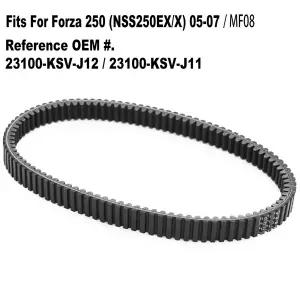 스쿠터 드라이브 벨트 CVT 클러치 벨트 Honda Forza 250 X NSS250EXX MF08 2005-2007 23100-KSV-J12 Benell