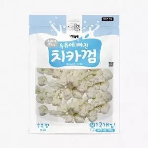 중소형견 우유맛 실타래모양 덴탈껌 12p P65249 우유껌