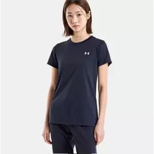 갤러리아 [언더아머] (1277207-001) 여성 UA 헬스 운동 기능성 기본 반팔티셔츠