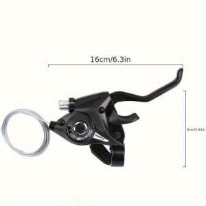 호환 21/24단 블랙 알루미늄 자전거 변속기  기어 산악 도로 BMX V-브레이크 호환