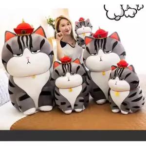 대형 고양이 동물 초대형쿠션 안고자는쿠션 고양이 모찌인형 제품 황제 인형