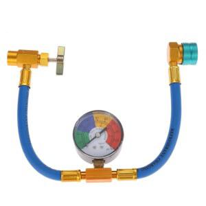 로우 사이드 R1234yf R1234YF U 충전 호스, 암 냉매 측정 충전 어댑터, 핫 파이프 에어컨, 자동차 게이지, 14mm