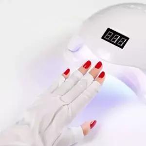젤네일 건조 손 피부 보호 UV 네일 장갑 손등토시 led 램프 젤 매니큐어장 손가락 네일 uv 아트