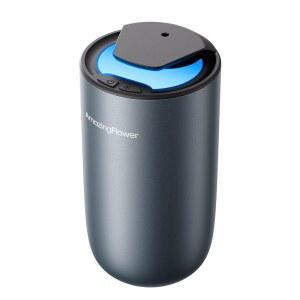 오일용 워터리스 , 3가지 미스트 등급 및 3가지 LED 조명 색상의 스마트 자동차 방향제 , 자동 켜짐/꺼짐, 충전식 향기 공기 기계