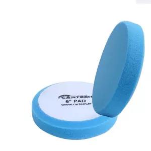 무선 광택기 차량용 듀얼 폴리셔 6인치 패드 플렛 블루 유막제거 패드 벨기에산폴리우레탄사용