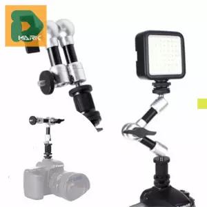 클램프 매직암거치대 카메라 조명 집게 파이프 책상 설치가능한 브라켓 다용도  모니터 어디든 고정