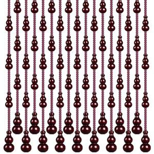 구슬 커튼 원목 구슬문발 비즈 가리개 문발 현관 짧은