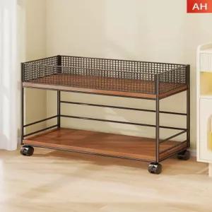 주방 이동식선반 카트 2단 바퀴 선반 식탁옆
