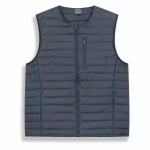 [하프클럽/디바옴므]겨울 라운드 울트라 라이트 경량 패딩 집업 조끼 트레이닝 골프 브이넥