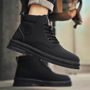 남성 트랜디 베이직 스타일 데일리 키높이 워커