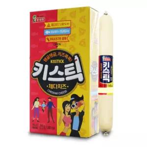 키스틱 체다 치즈 소세지 550g(10개입)x8통 1박스 단체 어린이 사무실 간식 안주 소시지