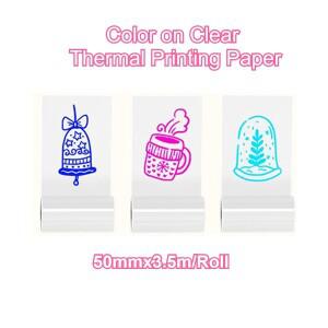 접착 열 스티커 용지 Phomemo M02/M02 Pro/M02S/M03/M03AS/M04S 포켓 프린터/영수증