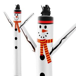 룩어웨이 에어 댄서스 풍선 튜브 맨 부착물 - 키 10피트, 엉뚱한 손 흔들기 댄스 (블로워 제외) 크리스마스 테마 스노우맨