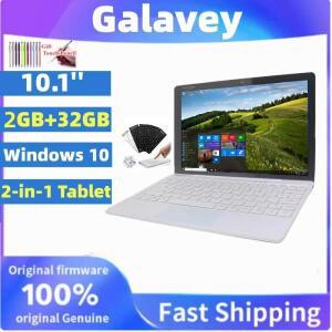 휴대용 10.1인치 2-in-1 노트북 2GB DDR RAM ROM 64비트 윈도우 10 Z8350 쿼드 코어 태블릿 탈착식 키보드