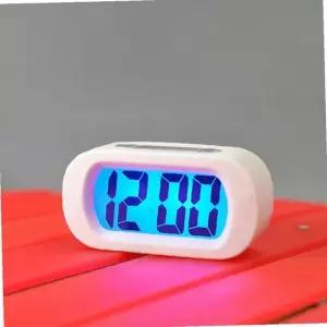 무소음 실리콘 전자 알람시계 탁상 인테리어 거실시계 집들이선물