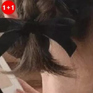 집게핀 리본 벨벳 헤어핀 옆머리 포인트 미니 앞머리 고정 (1+1옵션 주문수량의2배수량배송)