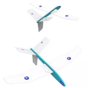 2개세트 대형날개 무동력글라이더 활공 비행기만들기 양력 항력 에어