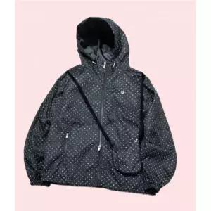 썸플레이스 도트 패턴 자수 그래픽 하이넥 후드티 후드 후디 티셔츠 상의 바람막이 윈드 브레이커 자켓 재