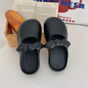 둥근코 리본 장식 포인트 2여성 슬리퍼 LKCR11 샌들 젤리 아쿠아 쪼리 바닥 여성샌들 sace 스펀지 s 구