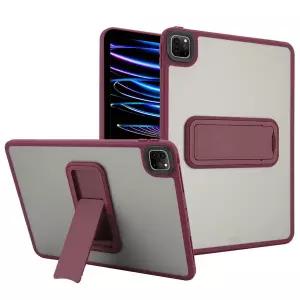 아이패드 프로6 5 4세대 11 M1 M2 심플 반투명 접이식 킥스탠드 하드 태블릿 케이스