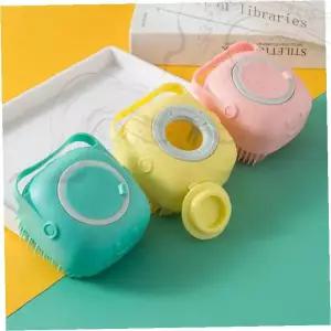 반려견 반려묘 목욕 실리콘 브러쉬 마사지 그루밍 도구