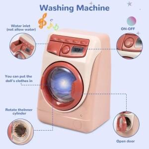 주방 가전 장난감 믹서기 커피 메이커 토스터기 진공 소리와 빛 척 놀이 액세서리