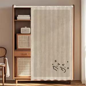 커튼 가리개 옷장 주방 가림천 책장 붙이는 드레스룸 파티션 칸막이 접착식