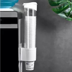 벽면 부착식 접착식 종이컵 보관대 일회용 컵 케이스 디스펜서 홀더 거치대 꽂이 정수기