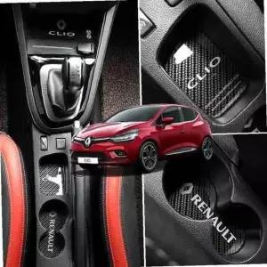 컵홀더SET 카본 기스방지 클리오 몰딩 자동차몰딩 자